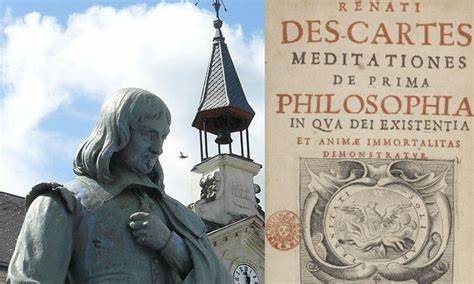 Rene Descartes statue