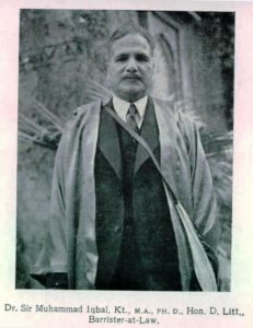 A Great Poet and Philosopher of Muslims, image after becoming the Barrister at Law
