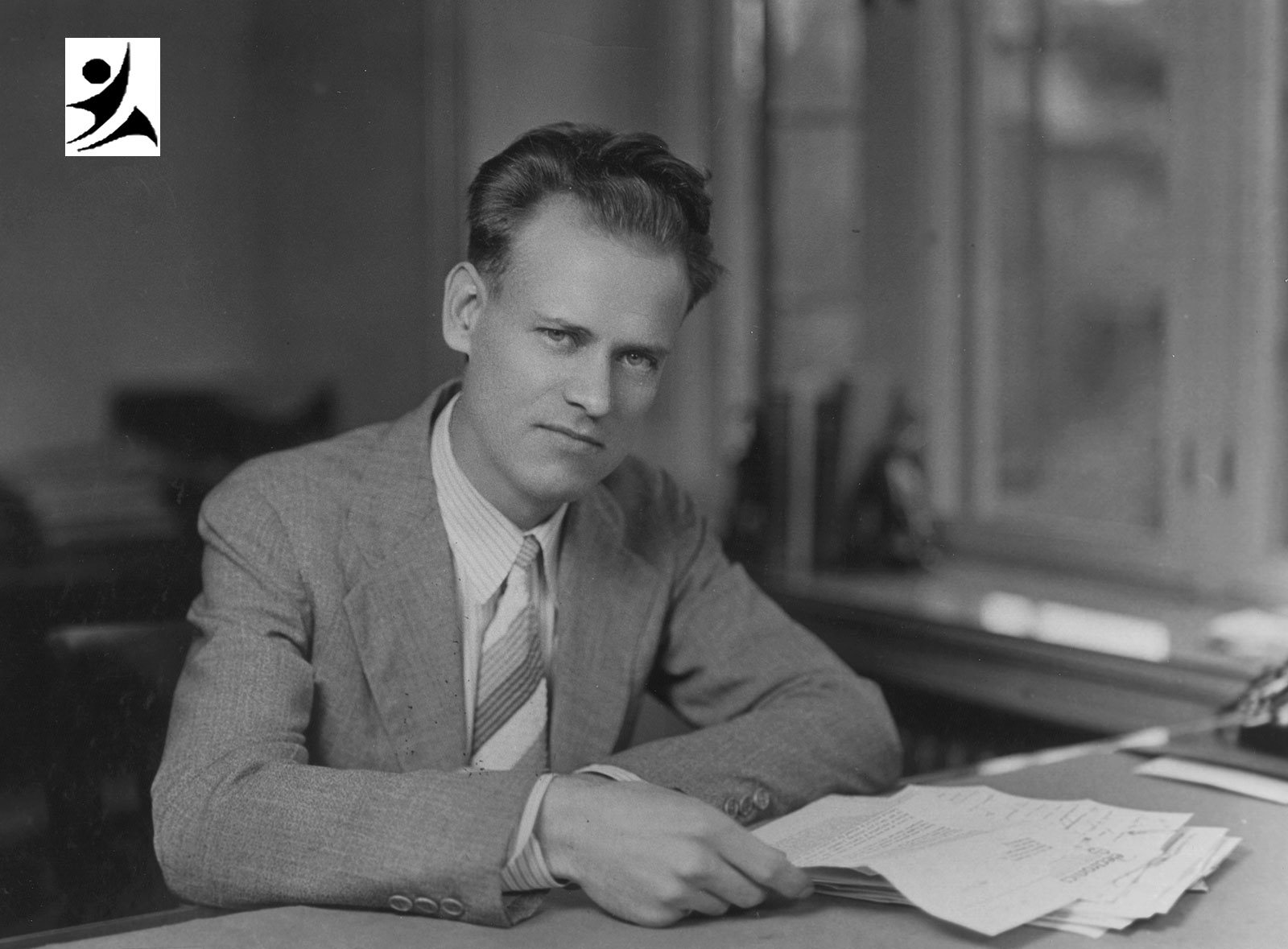 Philo Farnsworth desk television research lab 1936
