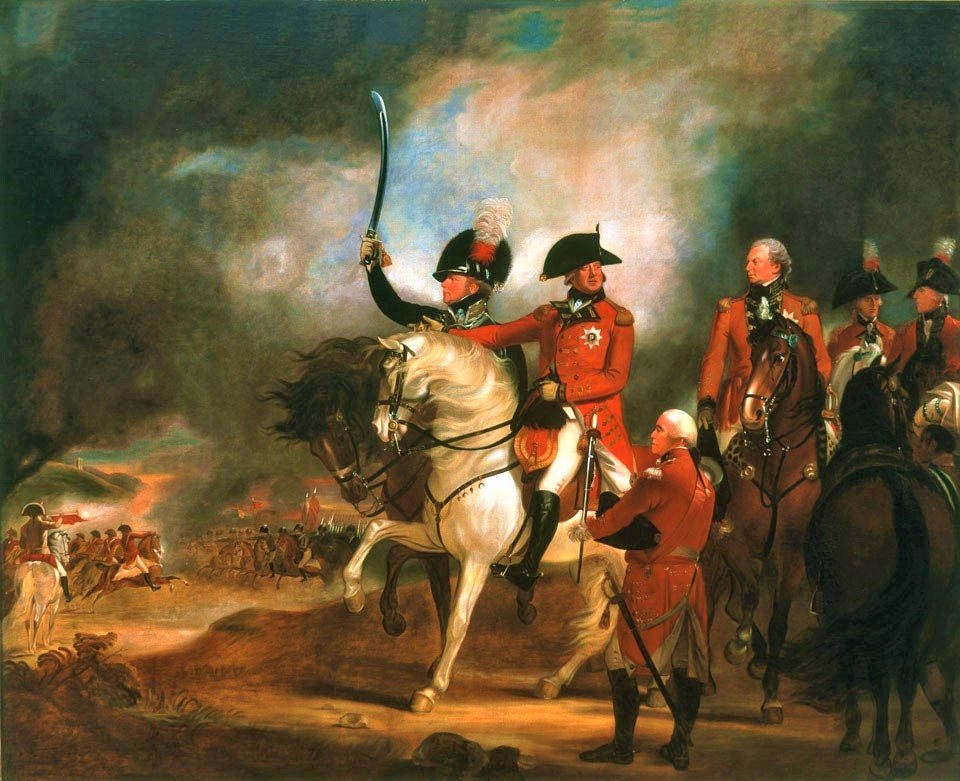 George III and the Prince of Wales Reviewing Troops in 1978
