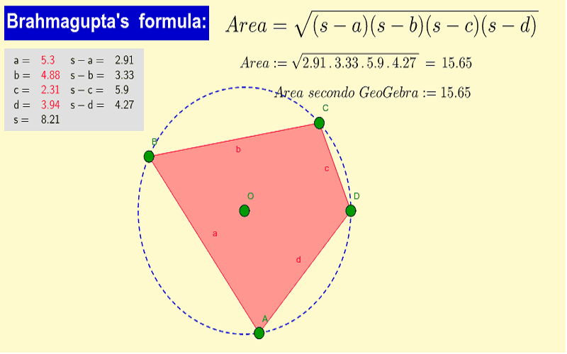 Brahmagupta's formula